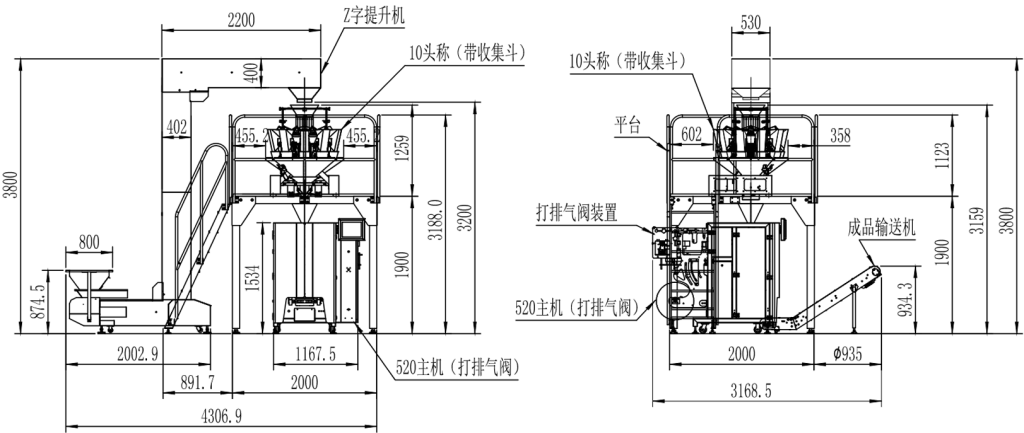 腾龙娱乐公司老虎机 ND-VFC250Z 多功能立式包装机